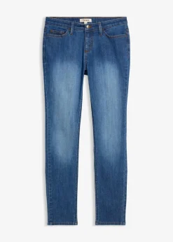 Damen bonprix Jeans|Kurzgrößen|Skinny Jeans Mid Waist, Stretch
