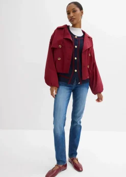 Damen bonprix Jeans|Kurzgrößen|Skinny Jeans Mid Waist, Stretch