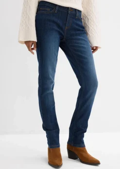 Damen bonprix Jeans|Kurzgrößen|Skinny Jeans Mid Waist, Stretch