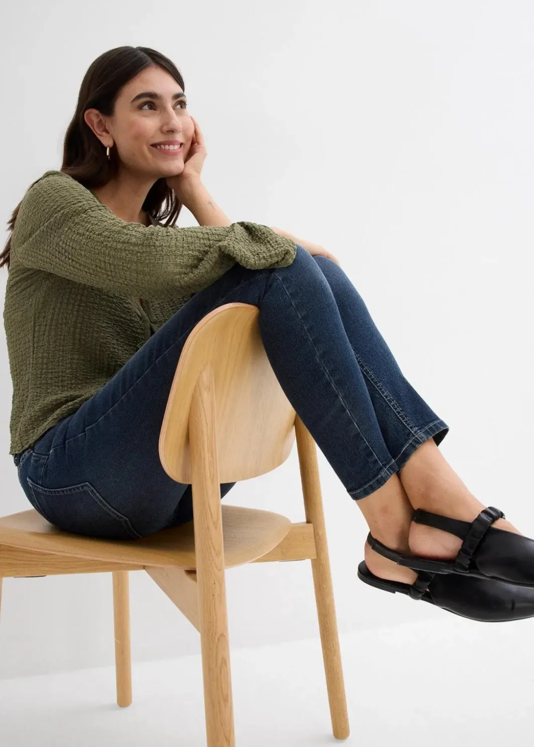 Outlet Skinny Jeans Mid Waist, Stretch Damen Bekleidung·Shirts & Tops|Jeans
