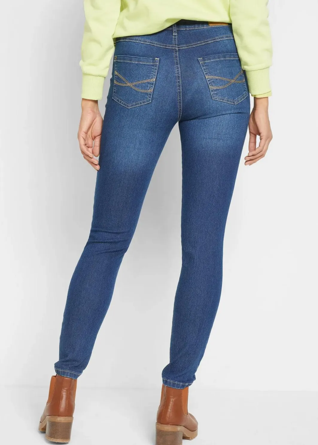 Damen bonprix Jeans|Bekleidung·Shirts & Tops|Skinny Jeans Mid Waist, Stretch