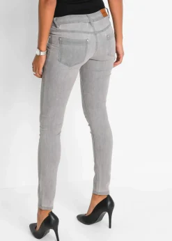 Sale Skinny Jeans Mid Waist, Stretch Damen Jeans