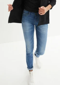 Damen bonprix Jeans|Kurzgrößen|Skinny Jeans Mid Waist, Stretch