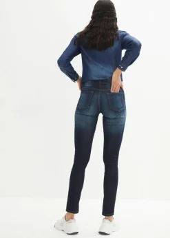 New Skinny Jeans Mid Waist, Stretch Damen Kurzgrößen|Bekleidung·Shirts & Tops