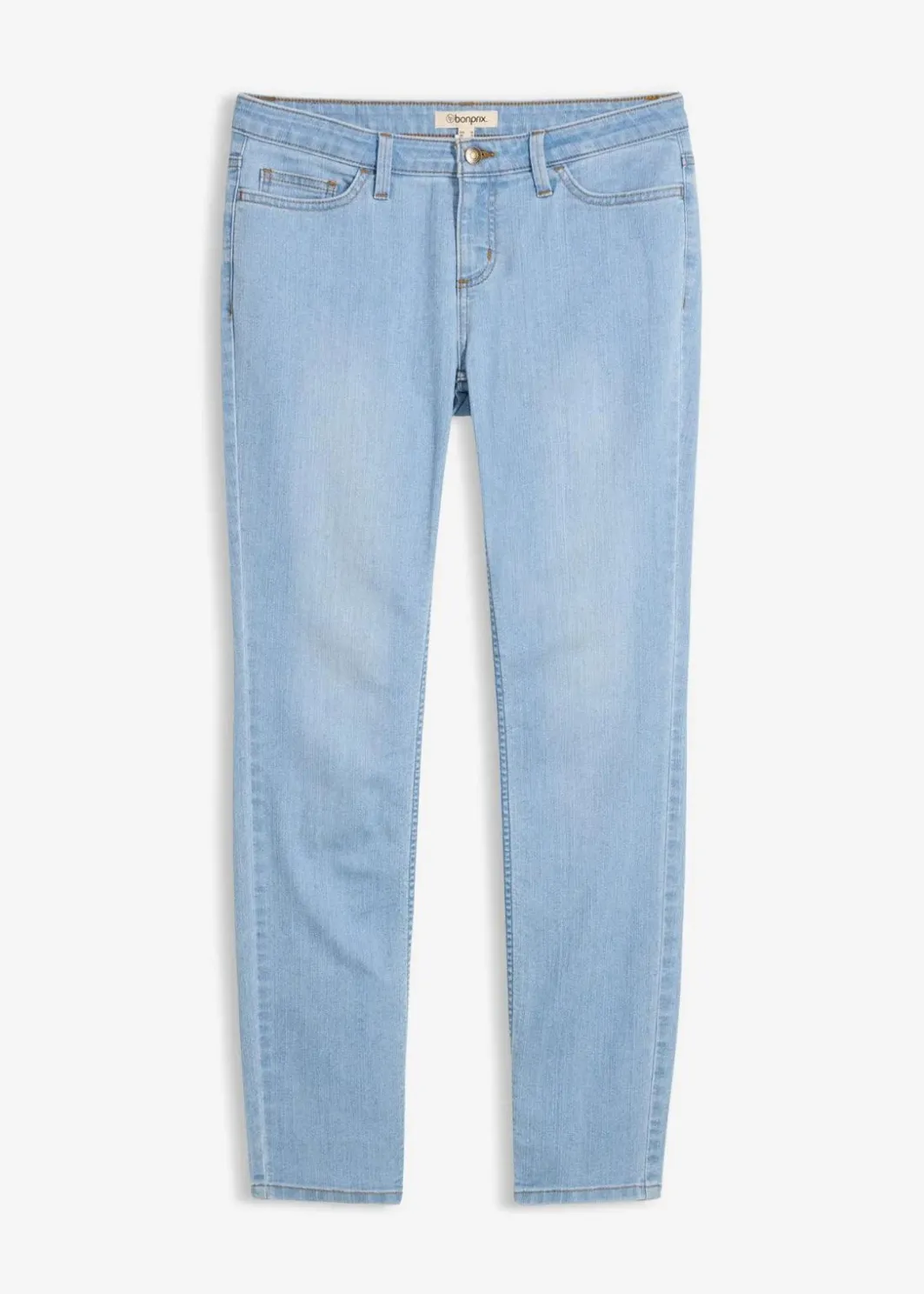 Damen bonprix Jeans|Kurzgrößen|Skinny Jeans Mid Waist, Stretch