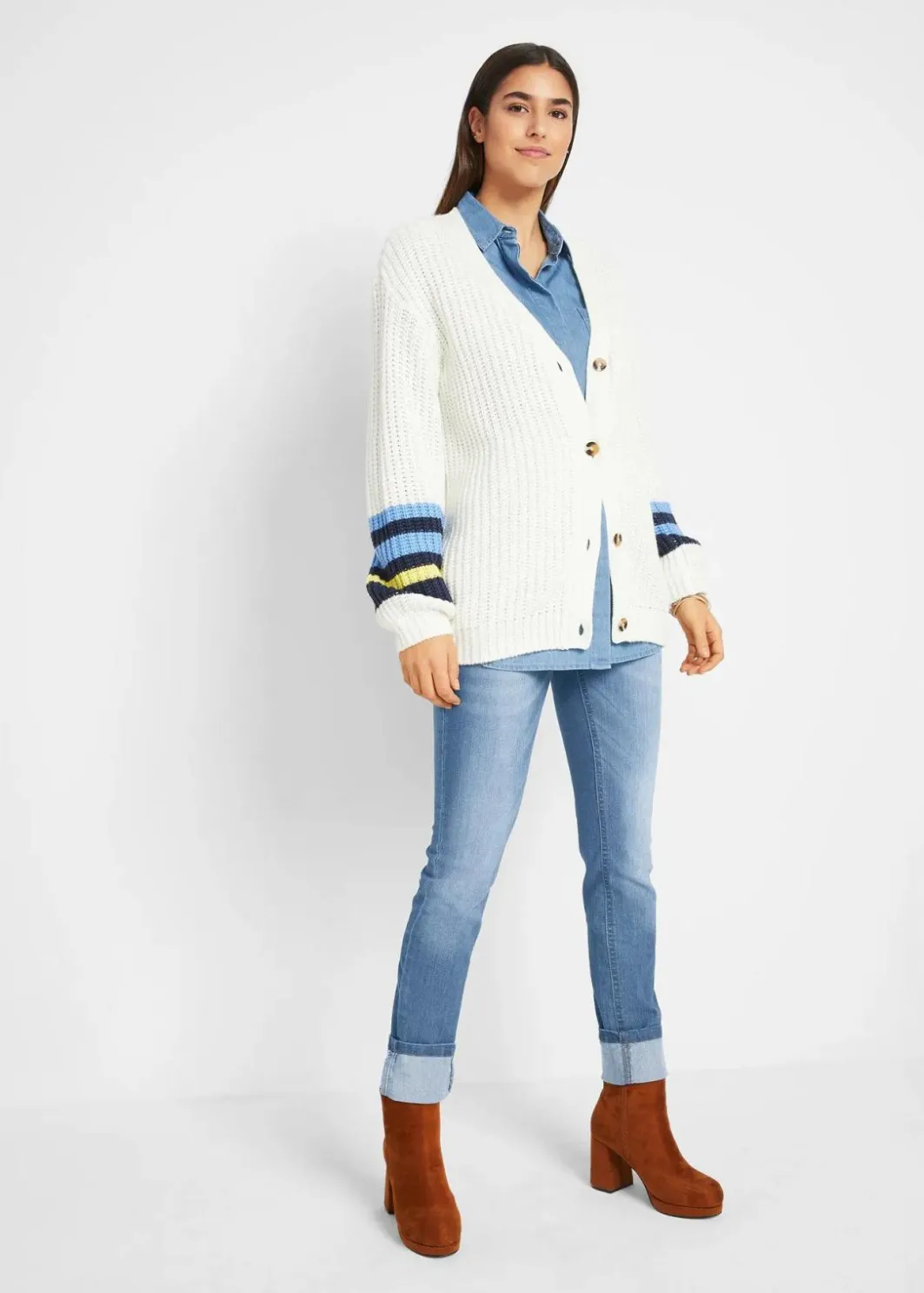 Clearance Skinny Jeans Mid Waist, Stretch Damen Jeans|Kurzgrößen