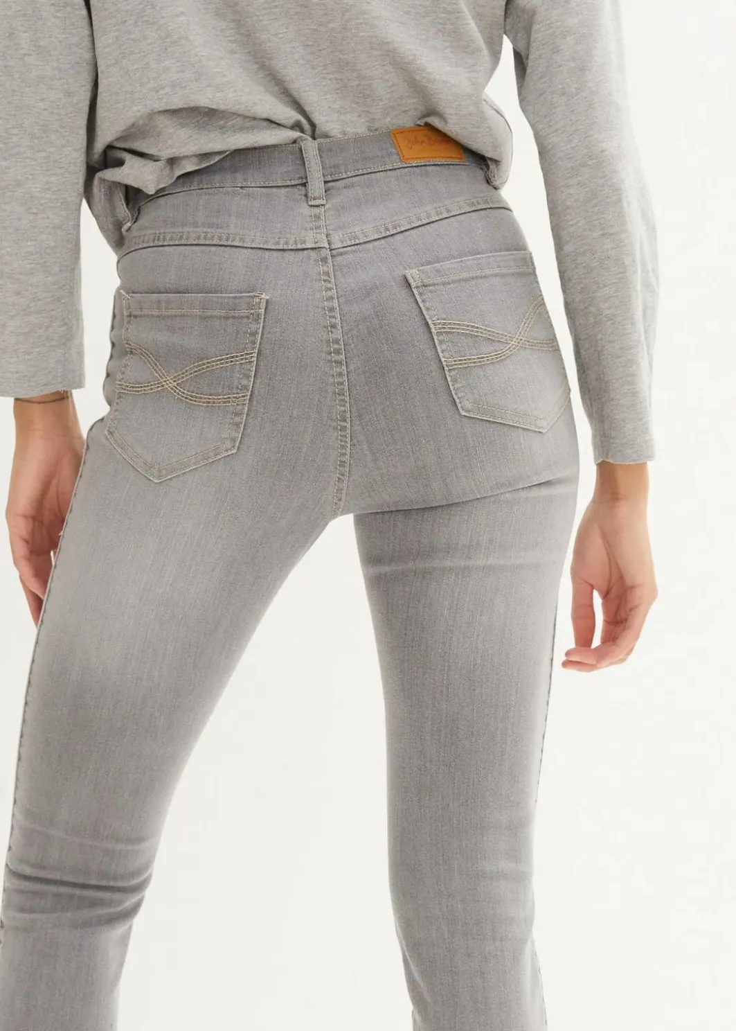 Outlet Skinny-Jeans High Waist, 7/8 Komfort-Stretch Damen Kurzgrößen|Bekleidung·Shirts & Tops