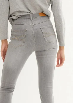Damen bonprix Jeans|Kurzgrößen|Skinny-Jeans High Waist, 7/8 Komfort-Stretch