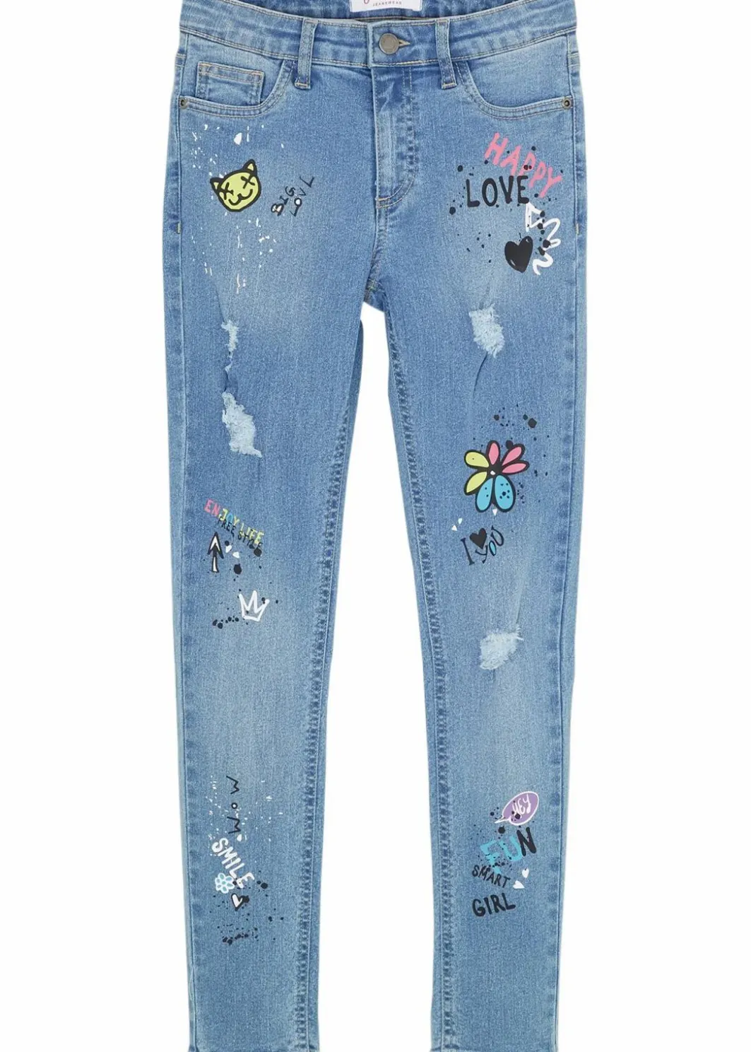 Kinder bonprix Mädchen 9-16 Jahre·Jeans|Skinny-Jeans Mid Waist