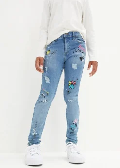 Kinder bonprix Mädchen 9-16 Jahre·Jeans|Skinny-Jeans Mid Waist