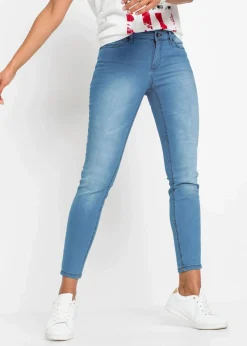 Damen bonprix Bekleidung·Shirts & Tops|Jeans|Skinny-Jeans, Mid Waist, cropped