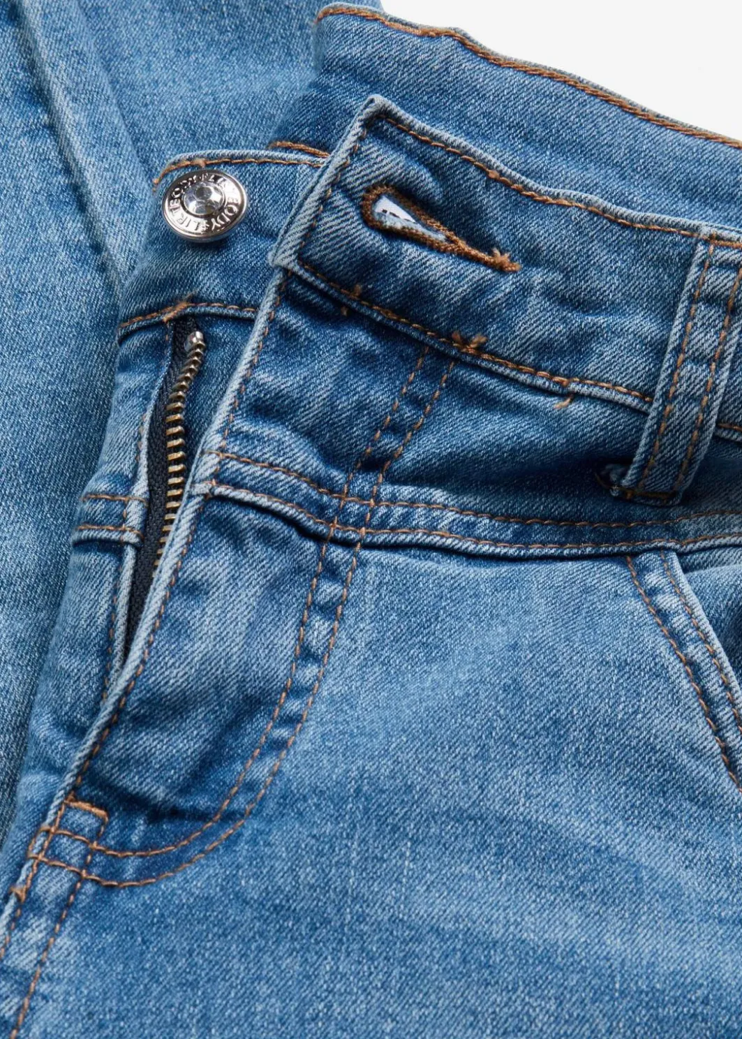 Sale Skinny-Jeans Mid Waist, cropped Damen Jeans