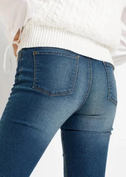 Hot Skinny-Jeans, Mid Waist, cropped Damen Jeans|Bekleidung·Shirts & Tops