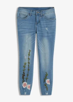 Damen bonprix Jeans|Skinny-Jeans Mid Waist, Stretch