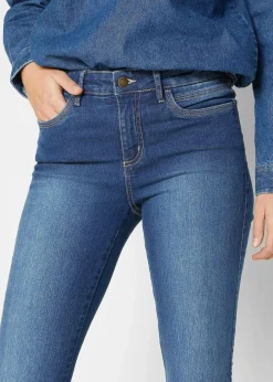 Clearance Skinny-Jeans Mid Waist, Stretch Damen Bekleidung·Shirts & Tops|Jeans