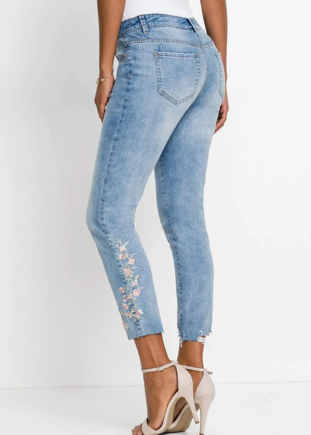 Hot Skinny-Jeans Mid Waist, verkürzt Damen Jeans|Bekleidung·Shirts & Tops