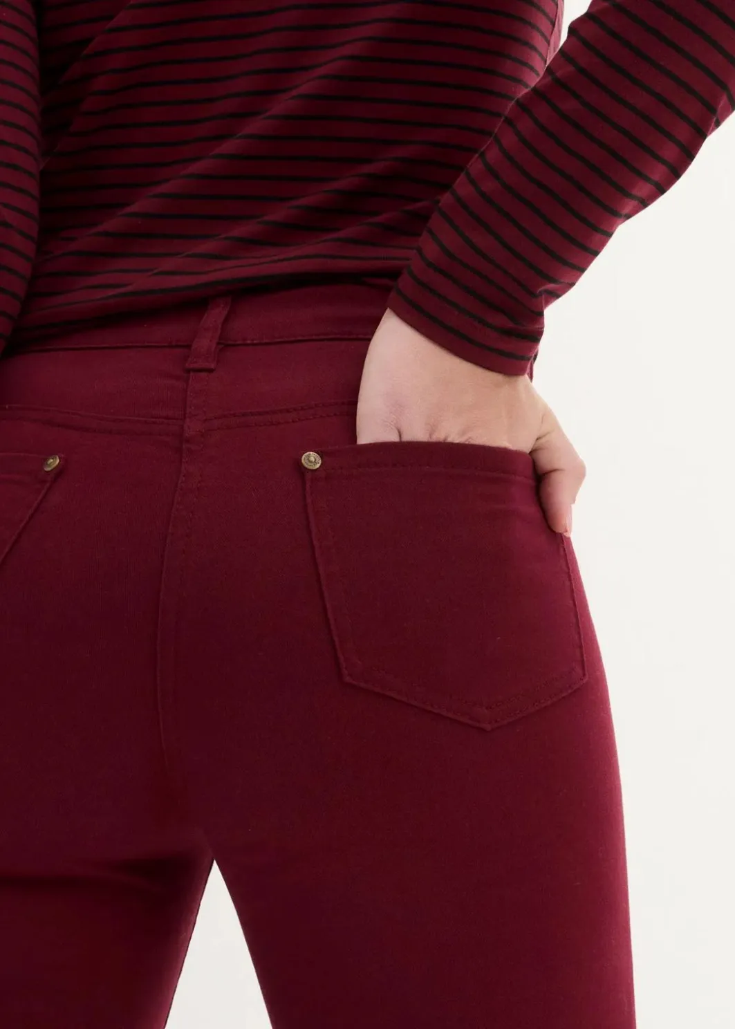 Sale Slim Fit 7/8-Hose, High Waist Damen Bekleidung·Kleider