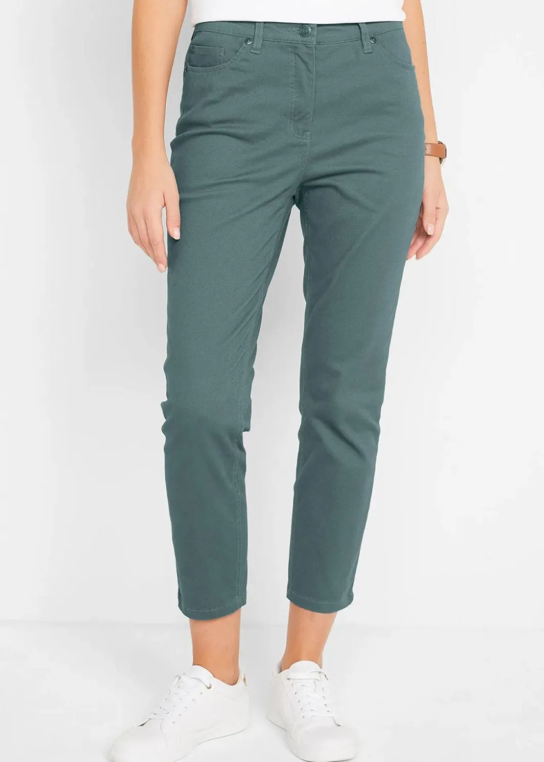 Damen bonprix Bekleidung·Kleider|Slim Fit 7/8-Hose, High Waist