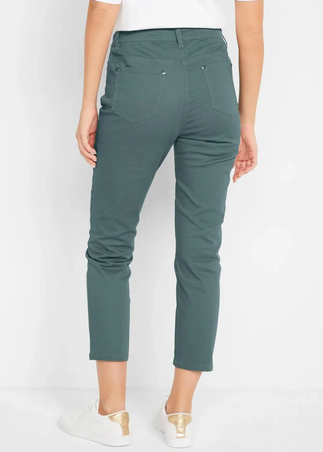 Damen bonprix Bekleidung·Kleider|Slim Fit 7/8-Hose, High Waist
