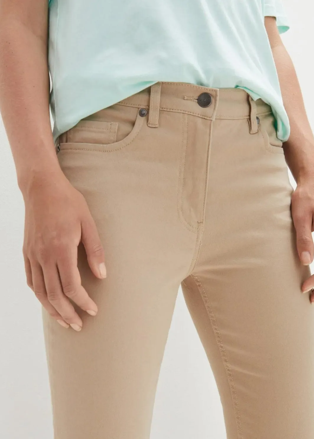 Damen bonprix Bekleidung·Kleider|Slim Fit 7/8-Hose, High Waist