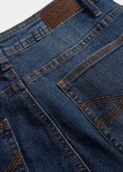 Damen bonprix Jeans|Bekleidung·Shirts & Tops|Slim Fit Jeans Mid Waist, cropped