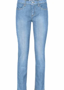 New Slim Fit Jeans Mid Waist, cropped Damen Jeans|Bekleidung·Shirts & Tops