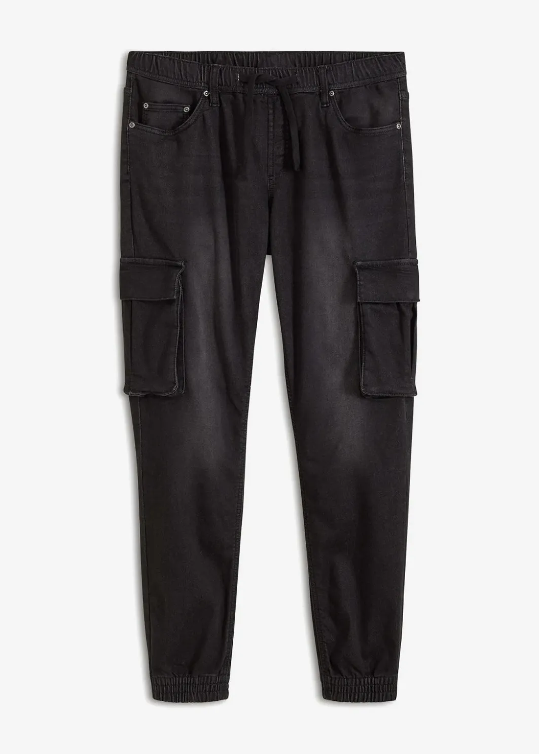 Herren bonprix Jeans|Große Größen|Slim Fit Jeans-Jogger mit Komfortbund, Straight