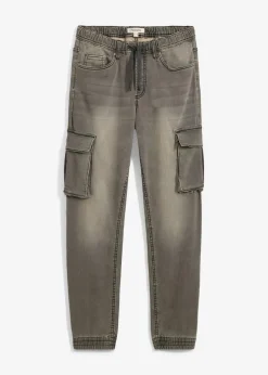 Clearance Slim Fit Jeans-Jogger mit Komfortbund, Straight Herren Jeans|Große Größen