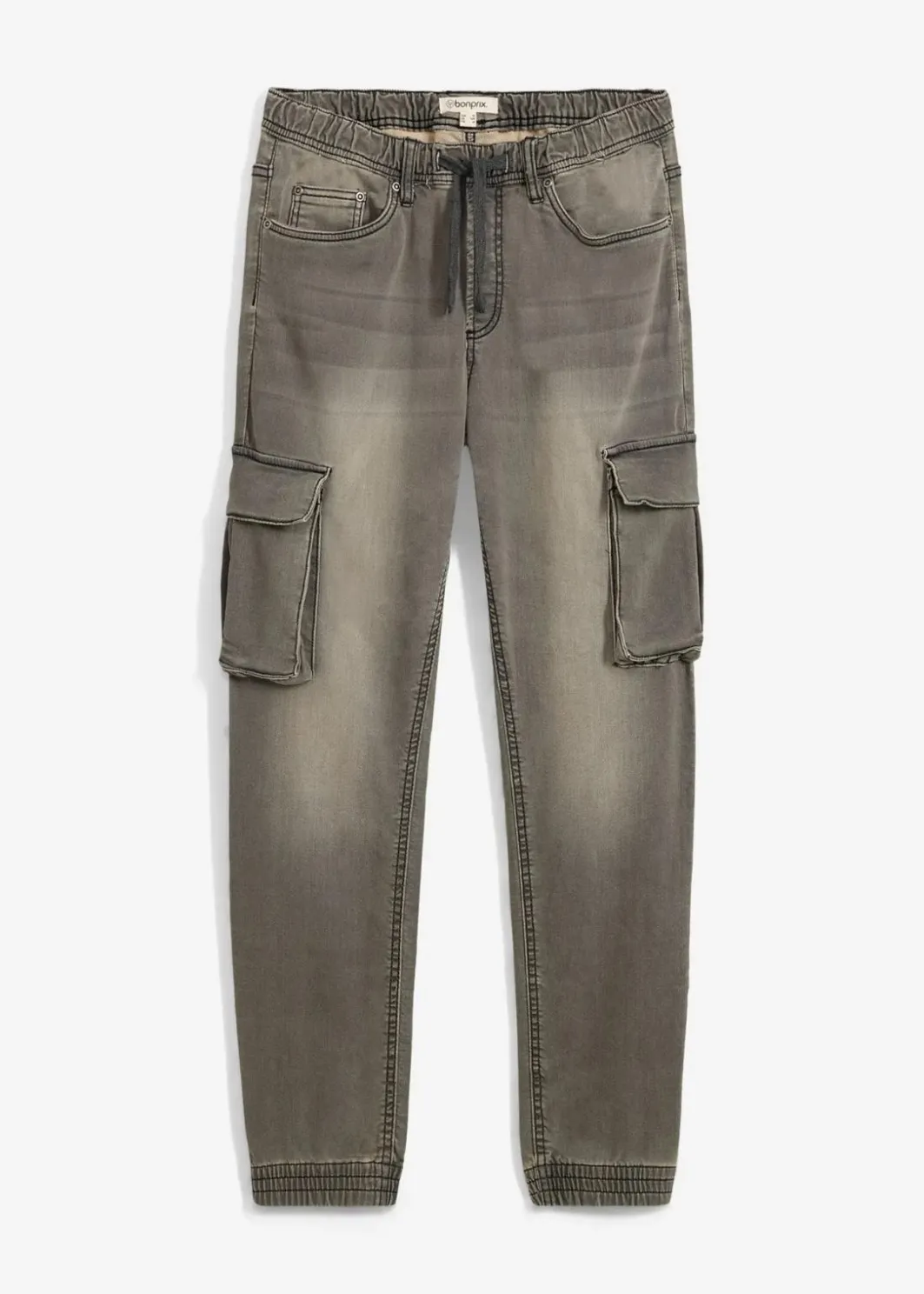 Clearance Slim Fit Jeans-Jogger mit Komfortbund, Straight Herren Jeans|Große Größen