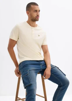 Best Slim Fit Jeans-Jogger mit Komfortbund, Straight Herren Große Größen|Jeans