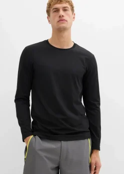 Herren bonprix Große Größen|Basics|Slim Fit Langarm-Thermoshirt (2er Pack)
