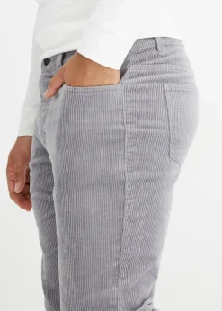 Best Slim Fit Stretch-Cordhose mit Komfortschnitt Herren Hosen|Große Größen