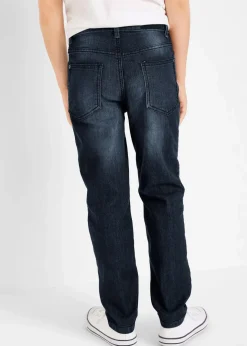 Kinder bonprix Jungen 9-16 Jahre·Bademode|Jungen 9-16 Jahre·Jeans|Slim Fit Stretch-Jeans mit verstellbarem Bund, Straight