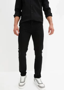 Herren bonprix Große Größen|Basics|Slim Fit Stretch-Jeans, Straight