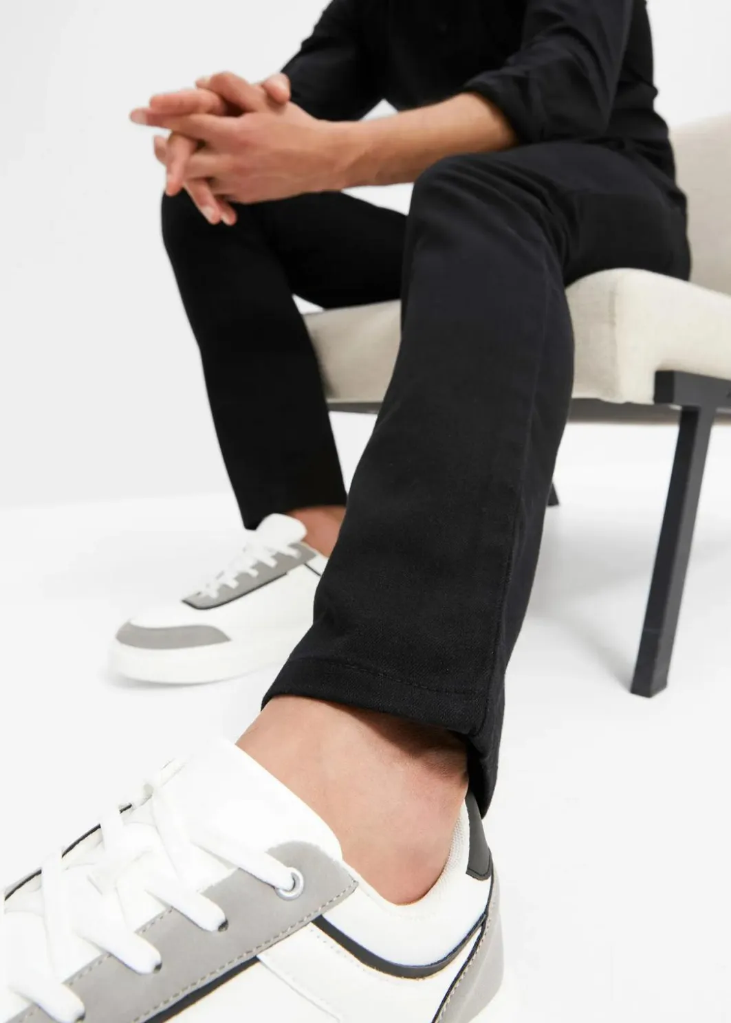 Herren bonprix Große Größen|Basics|Slim Fit Stretch-Jeans, Straight