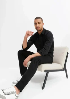 Herren bonprix Große Größen|Basics|Slim Fit Stretch-Jeans, Straight