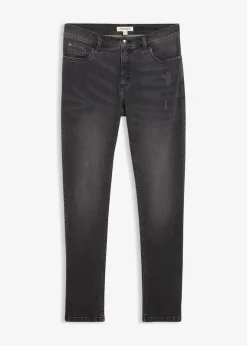 Herren bonprix Jeans|Große Größen|Slim Fit Stretch-Jeans, Straight