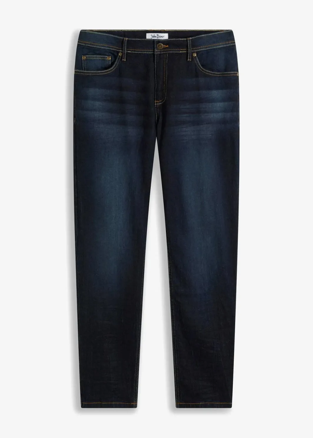 Slim Fit Stretch-Jeans, Tapered Herren Große Größen|Jeans