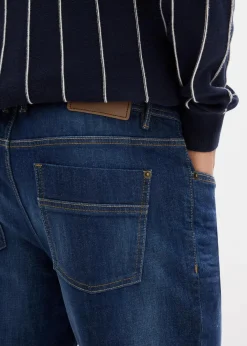 Slim Fit Stretch-Jeans, Tapered Herren Große Größen|Jeans