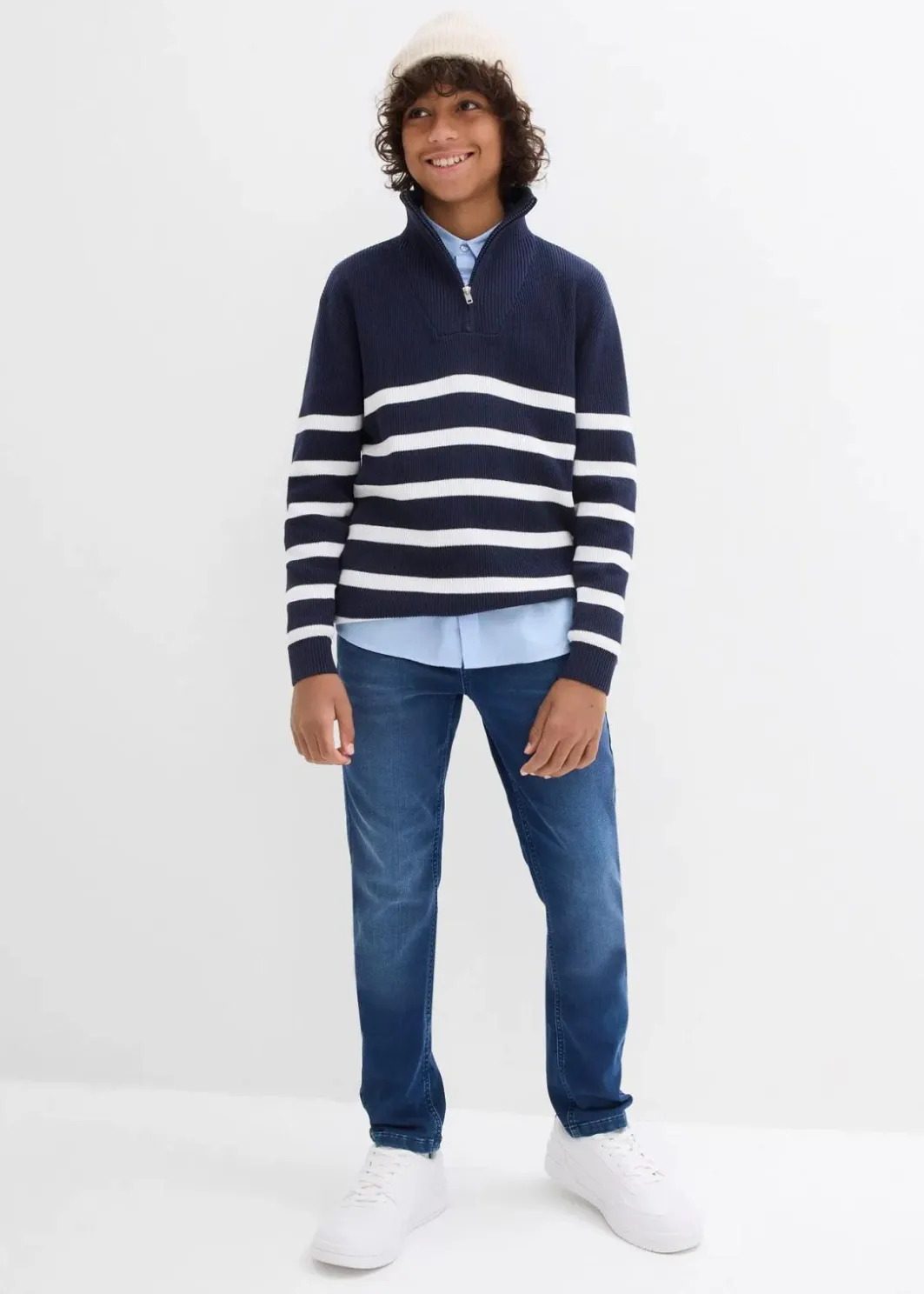 Online Slim Fit Sweat-Jeans, Straight Kinder Jungen 9-16 Jahre·Jeans