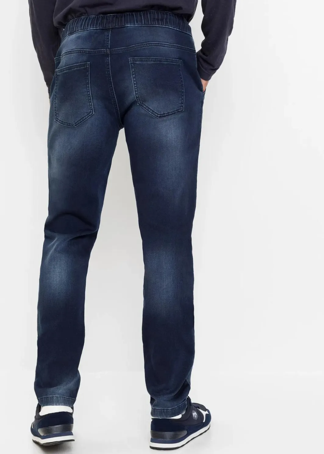 Outlet Slim Fit Sweat-Jeans, Straight Herren Jeans|Sweat