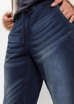 Outlet Slim Fit Sweat-Jeans, Straight Herren Jeans|Sweat