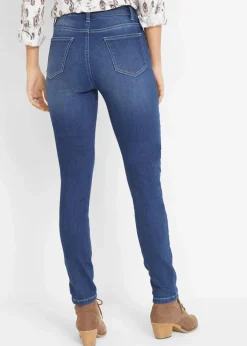 Sale Slim Jeans Mid Waist, Stretch Damen Jeans|Kurzgrößen
