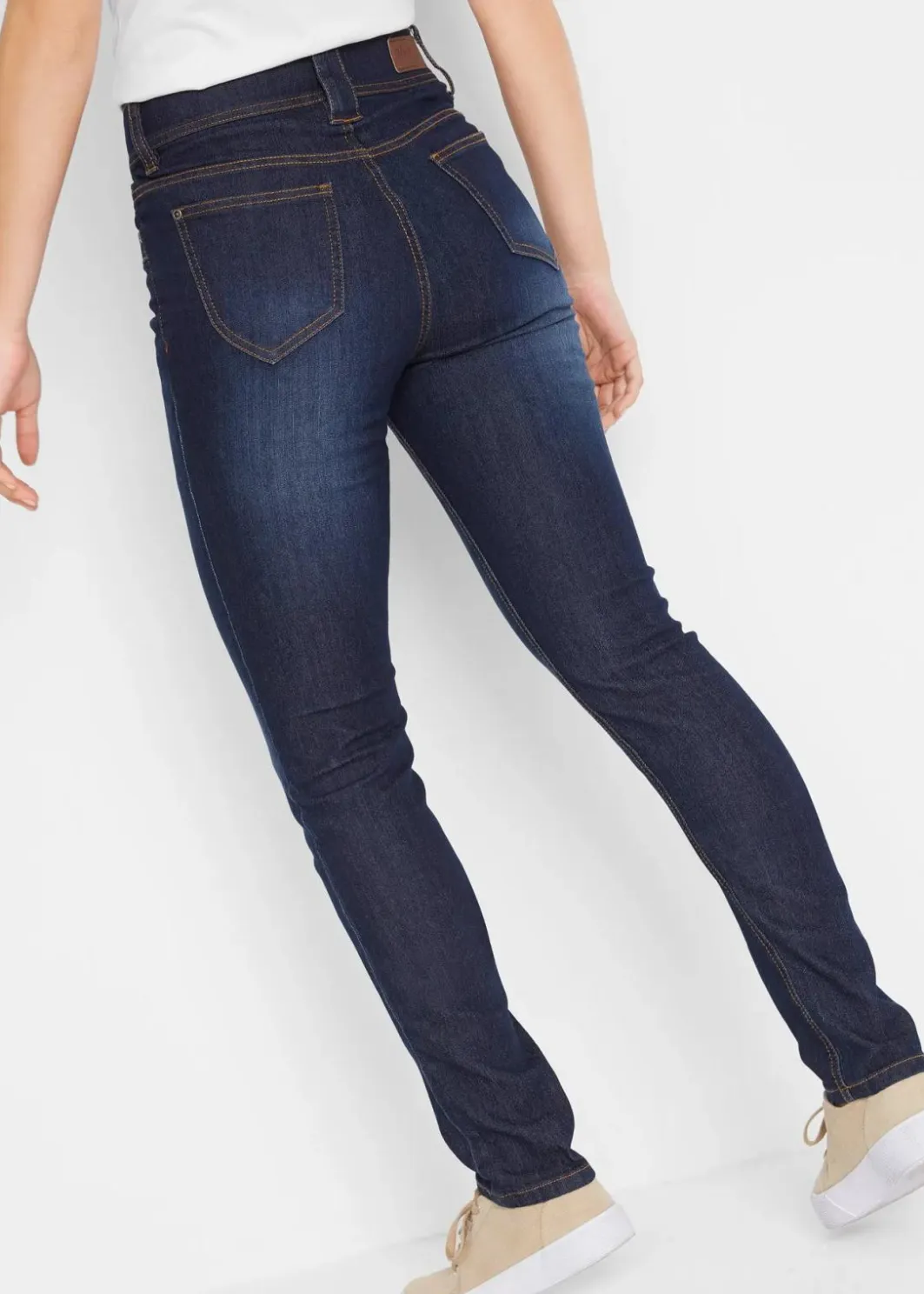 Outlet Slim-Fit-Jeans High Waist, Komfort-Stretch Damen Jeans|Kurzgrößen