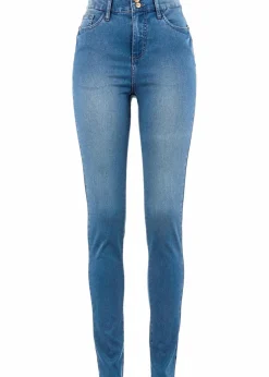 Damen bonprix Jeans|Bekleidung·Shirts & Tops|Slim-Fit-Jeans High Waist, Super Stretch