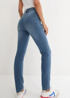 Damen bonprix Jeans|Bekleidung·Shirts & Tops|Slim-Fit-Jeans High Waist, Super Stretch