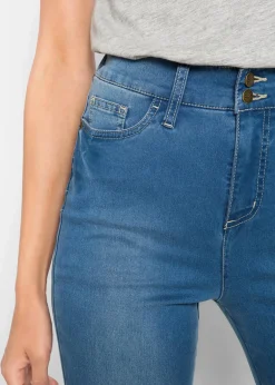 Damen bonprix Jeans|Bekleidung·Shirts & Tops|Slim-Fit-Jeans High Waist, Super Stretch