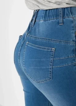 Damen bonprix Jeans|Bekleidung·Shirts & Tops|Slim-Fit-Jeans High Waist, Super Stretch