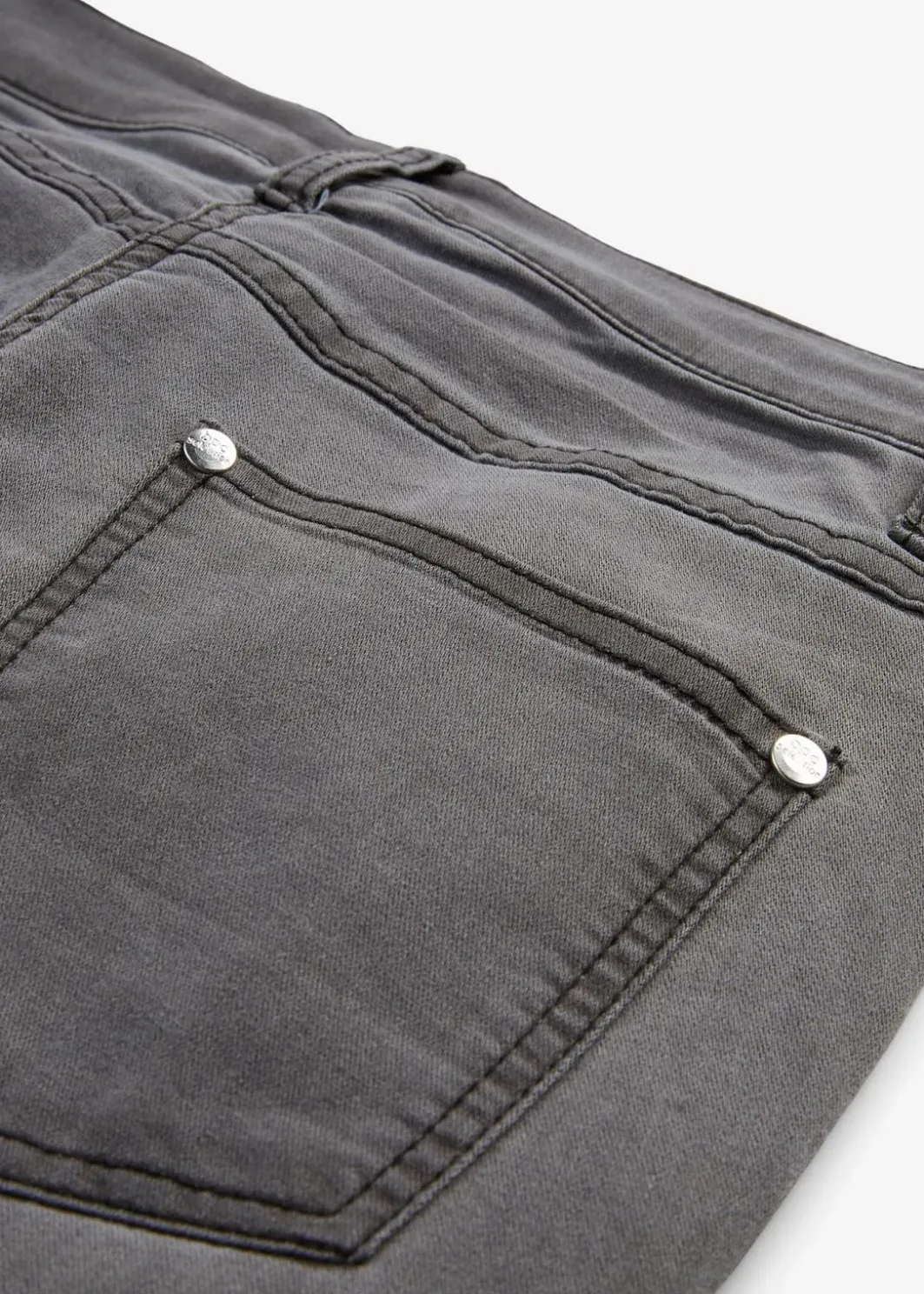 Damen bonprix Jeans|Kurzgrößen|Slim-Fit-Jeans Mid Waist, Super Stretch