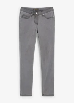 Discount Slim-Fit-Jeans Mid Waist, Super Stretch Damen Jeans|Kurzgrößen